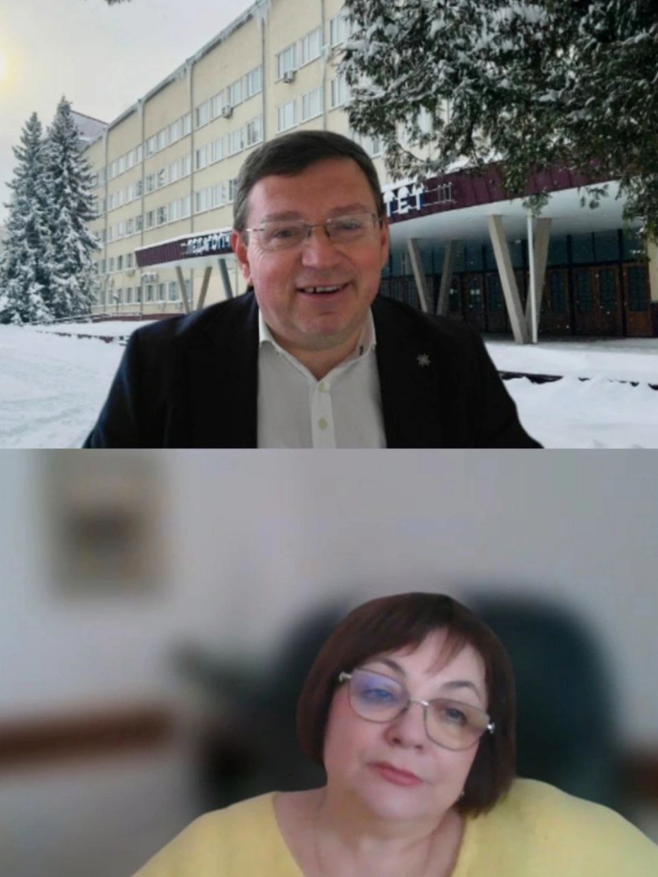 Вітальне слово ректора Богдана Буяка та першого проректора Надії Дробик